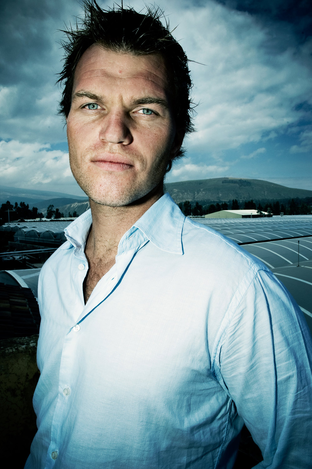Peter van der Deijl . Ecuador . rose grower.